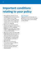 Page 22: ABTA Travel Sure policy wording · Travel Insurance – Useful Information 3 About your policy wording 4 Introduction 5 Words with special meanings 6 About your insurance contract